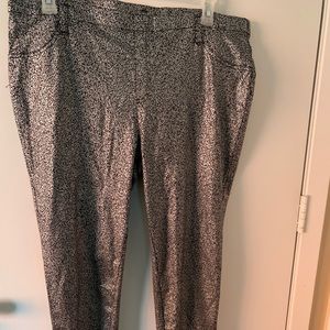 Plus Silver jeggings/pants